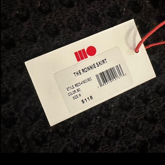 Solid & Striped The Ronnie Skirt in BLACK- S,M - Picture 6 of 7